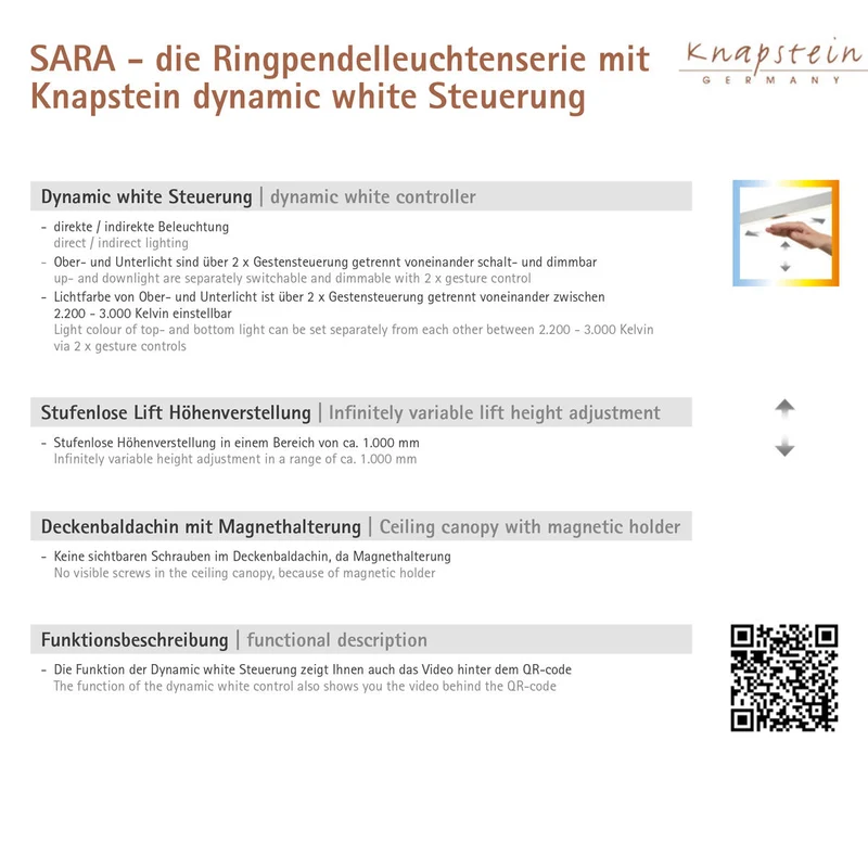 Pendelleuchte Sara Duo