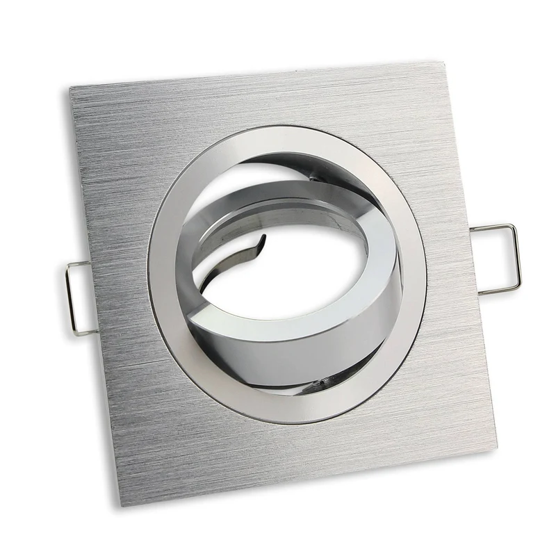 LED Einbaustrahler schwenkbar 1-9W GU10 230V eckig Spot Strahler 86-90mm
