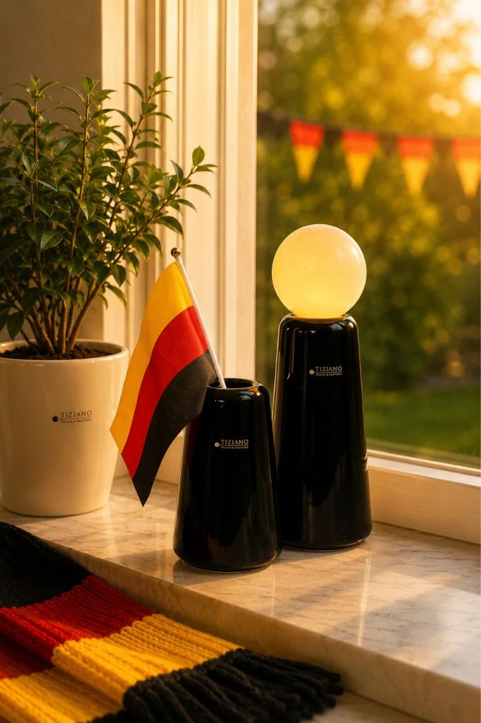 Vase Luminara schwarz