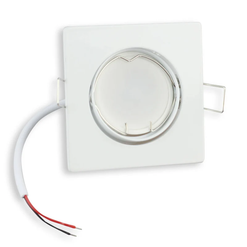 Einbaurahmen rund GU10 schwenkbar Rahmen 75mm Einbaustrahler Spot LED Halogen