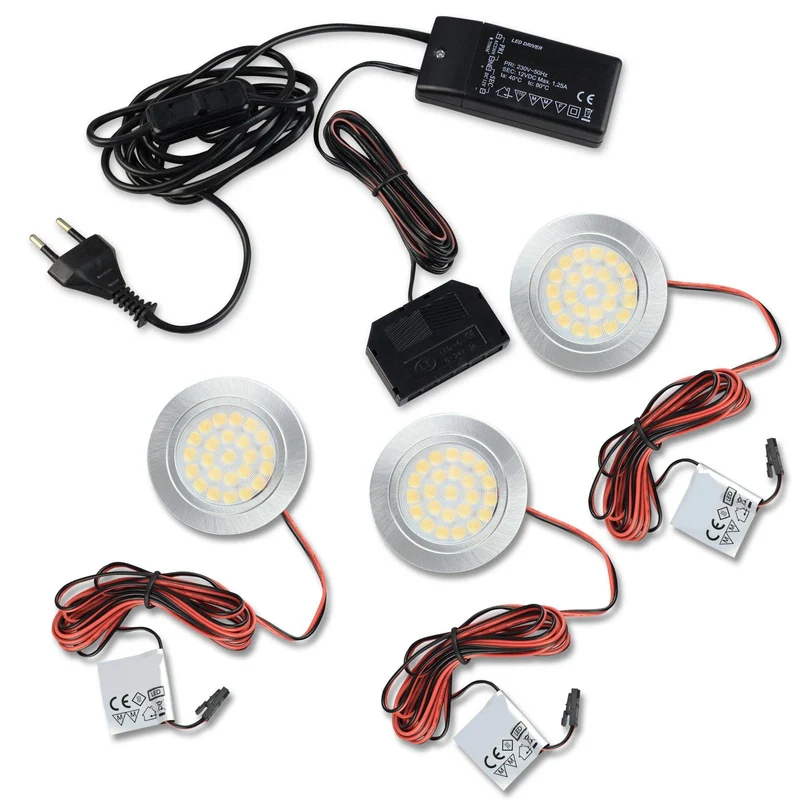 LED Unterbeleuchtung Möbelleuchte Set Küchenleuchte Möbel Schrankbeleuchtung