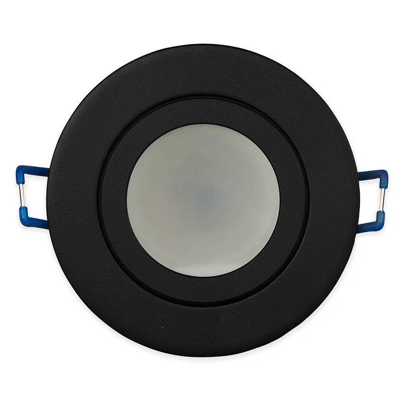 LED Einbaustrahler IP44 3-6,5W schwarz Bad dimmbar Badezimmer Deckenstrahler