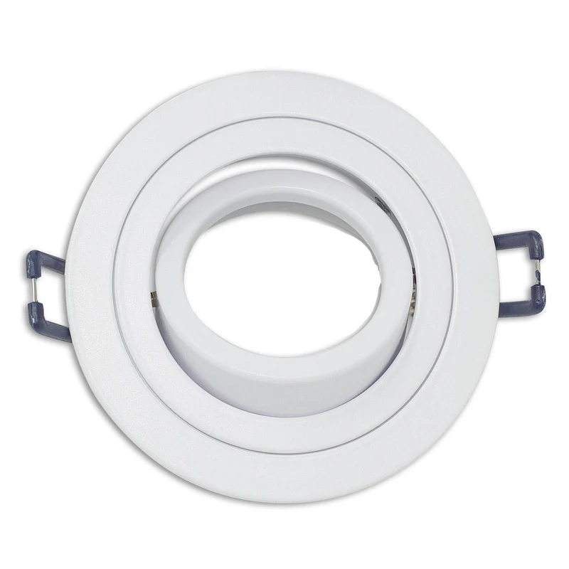 Einbaurahmen GU10 MR16 rund Gehäuse Einbauleuchte Ø75-85mm Bohrloch Spot LED