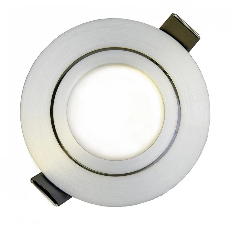 LED Einbaustrahler GU10 12 Volt 5-7 Watt rund eckig schwenkbar Einbauspot 70mm
