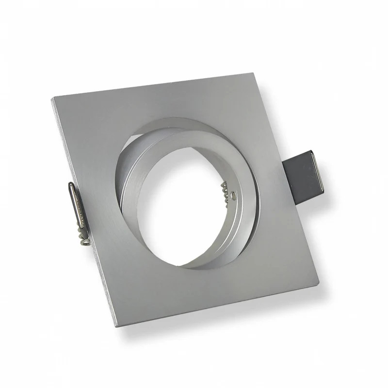 LED Einbaustrahler GU10 12 Volt 5-7 Watt rund eckig schwenkbar Einbauspot 70mm