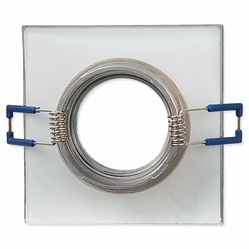 LED Einbaustrahler eckig IP44 Deckenspot Bad Außen Einbauleuchte 12V Dusche 60mm