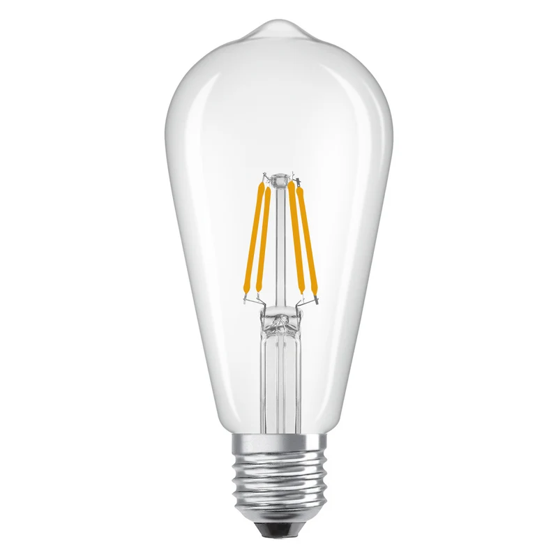 OSRAM LED Lampe LED Retrofit CLASSIC ST 4W 827 Clear E27, 470 lm, 2700 K, Warmweiß