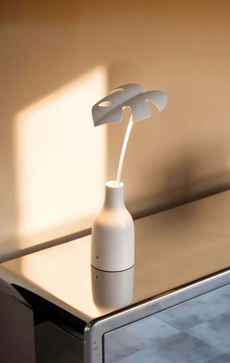 Seletti Leaf Light Stellou Tischleuchte Harz Metall