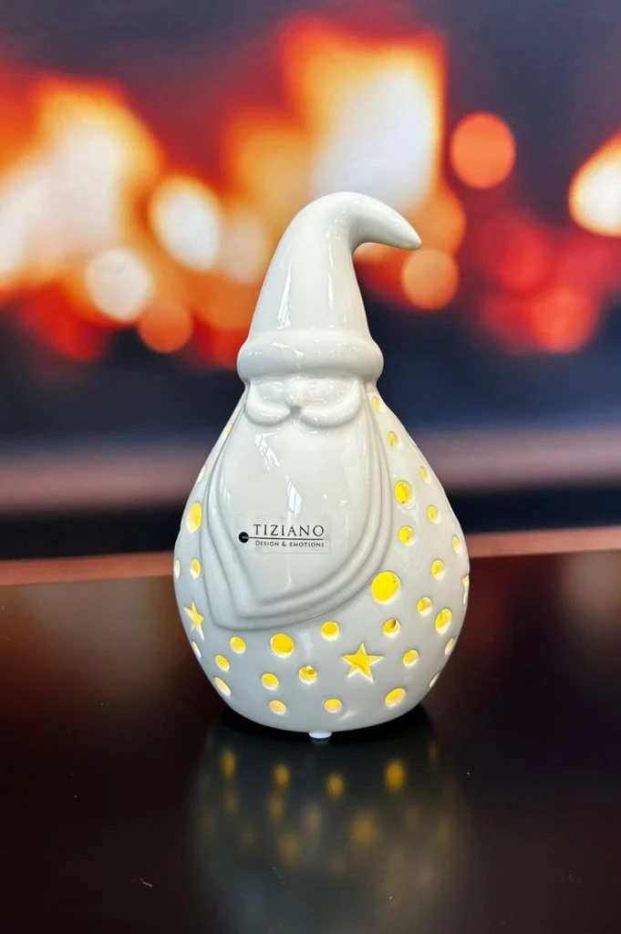 Santa Tinello LED rund creme-weiß