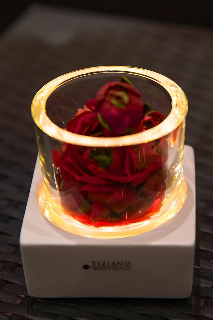 Tischlicht Mantova LED weiß-creme