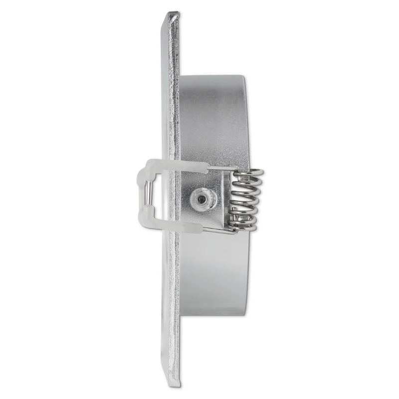 Einbaurahmen eckig silber Deckenspot Wandleuchte 70mm flach Spot für MR16 GU10