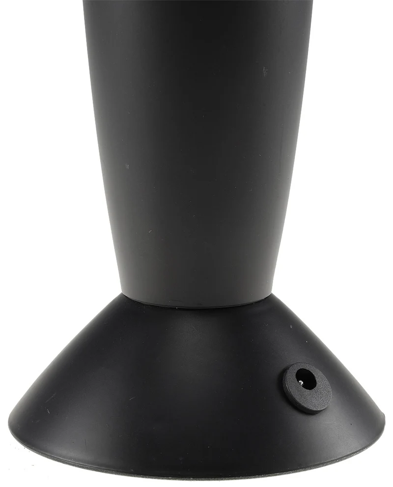 LED Dekoleuchte TORNADO, 37cm Farbwechsel, 5V/ Batterie, Schwarz