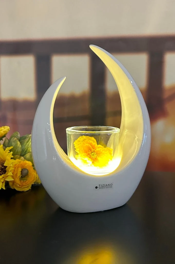 Deko Licht Cecita LED mit Klarglas weiß-creme