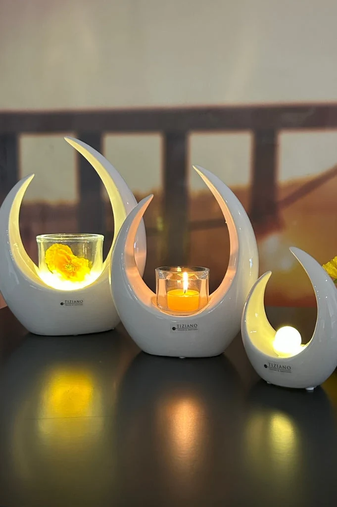 Deko Licht Cecita LED mit Klarglas weiß-creme