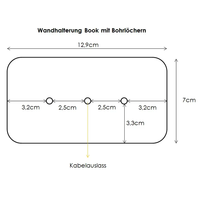 Wandleuchte Book