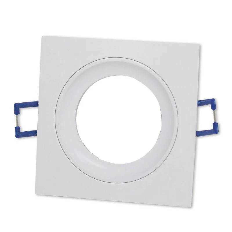 LED Einbaustrahler rund eckig dimmbar 230V flach Spot Strahler 75mm