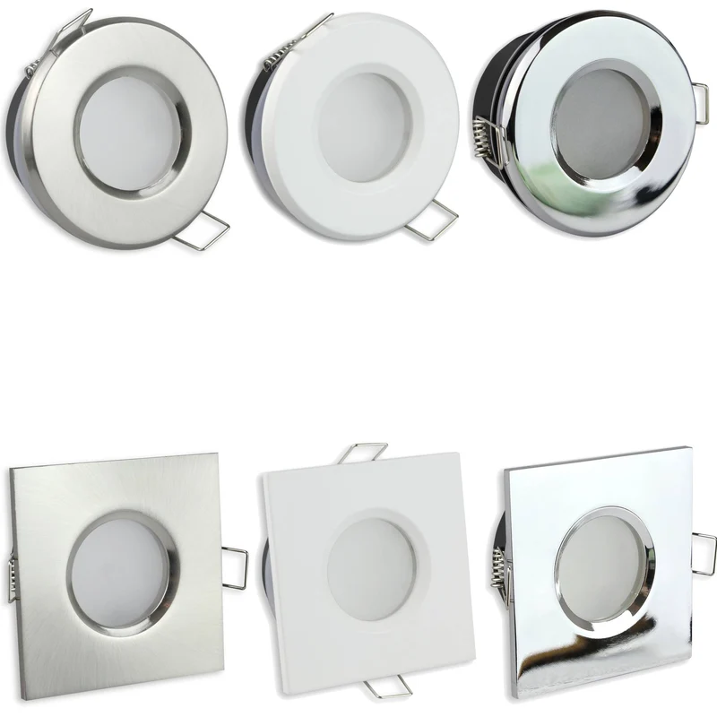 LED Einbaustrahler Bad Badezimmer 5-7 Watt IP44 12V MR16 Spot 73-75mm