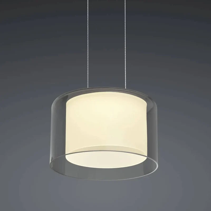 LED-Pendelleuchte Grand Smoke 3-flg., anthrazit