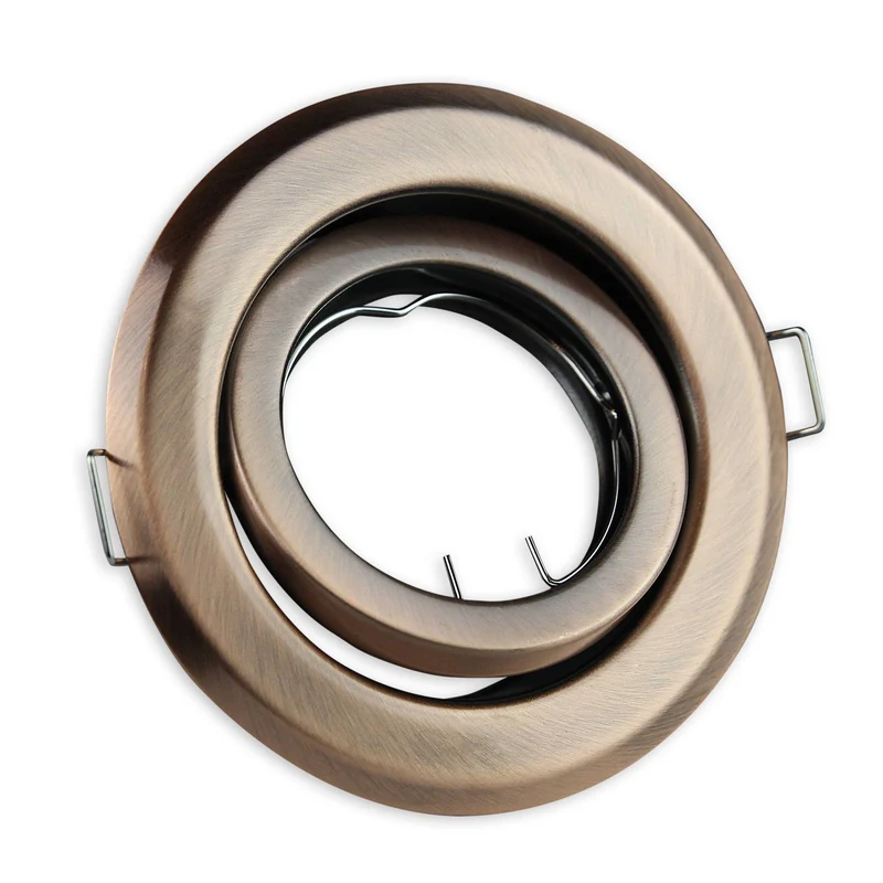 Einbaurahmen rund GU10 MR16 schwenkbar 80-85mm Gehäuse Einbauleuchte Spot LED