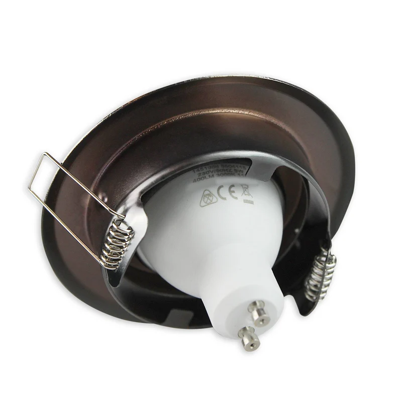 Einbaurahmen rund GU10 MR16 schwenkbar 80-85mm Gehäuse Einbauleuchte Spot LED