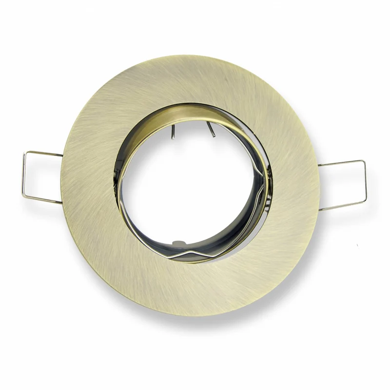 Einbaurahmen rund GU10 MR16 schwenkbar 75-80mm Gehäuse Einbaustrahler Spot LED