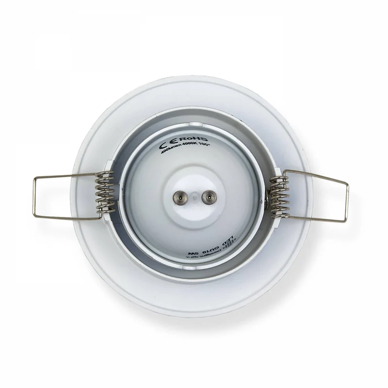 Einbaurahmen rund GU10 MR16 schwenkbar 75-80mm Gehäuse Einbaustrahler Spot LED