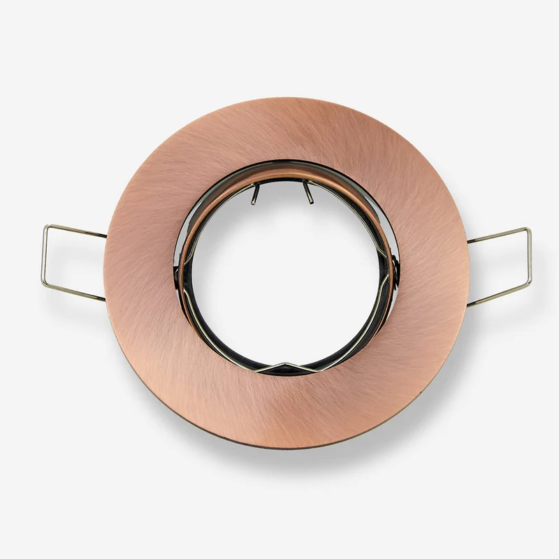 Einbaurahmen rund GU10 MR16 schwenkbar 75-80mm Gehäuse Einbaustrahler Spot LED
