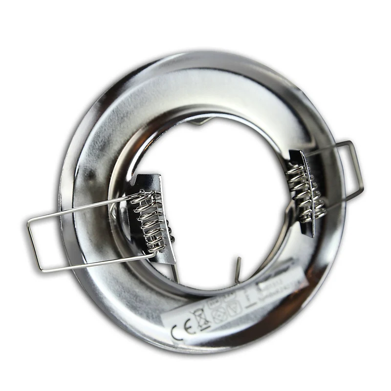 Einbaurahmen GU10 MR16 rund 55-60mm Gehäuse Einbauleuchte Aluminium Einbauspot