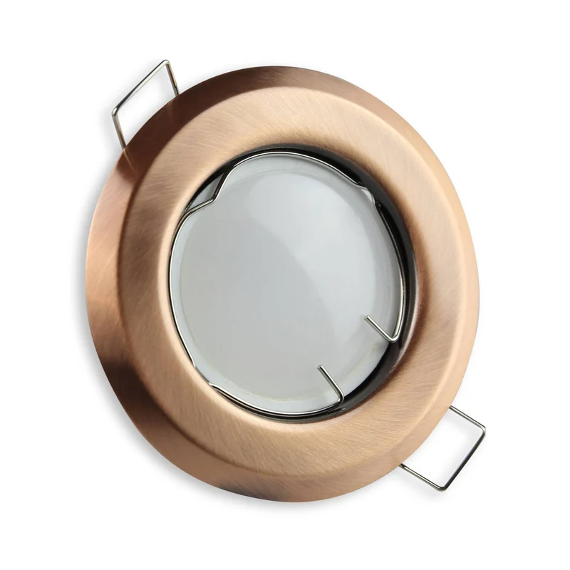 Einbaurahmen GU10 MR16 rund 55-60mm Gehäuse Einbauleuchte Aluminium Einbauspot