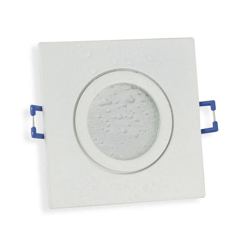 Einbaurahmen GU10 MR16 IP44 Badezimmer 60-70mm Rahmen Dusche Einbau-Spot LED