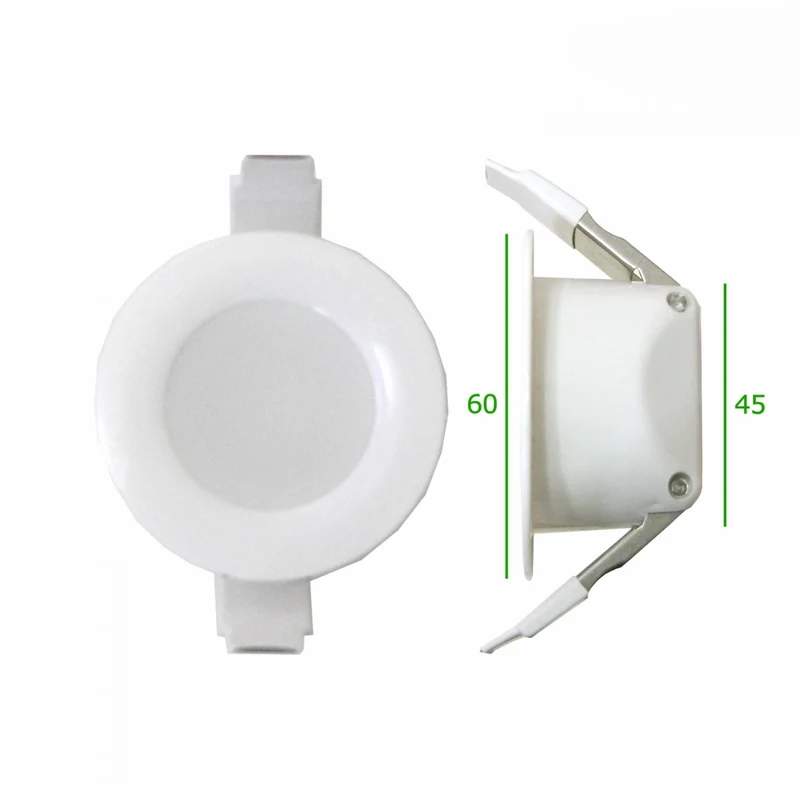 LED Einbaustrahler Badezimmer 30mm Tiefe 4W 6W 8W IP 44 230Volt Einbauspot