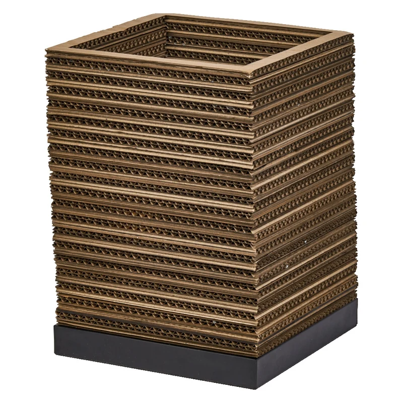 OSRAM DECOR Tischleuchte Decor Cardboard Square braun, E27