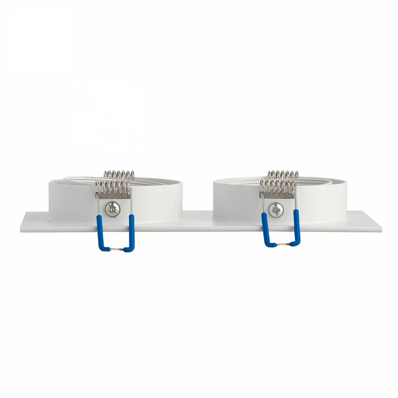 LED Einbaustrahler flach eckig 5-7W MR16 Einbau-Spot Deckenleuchte 12V 75mm