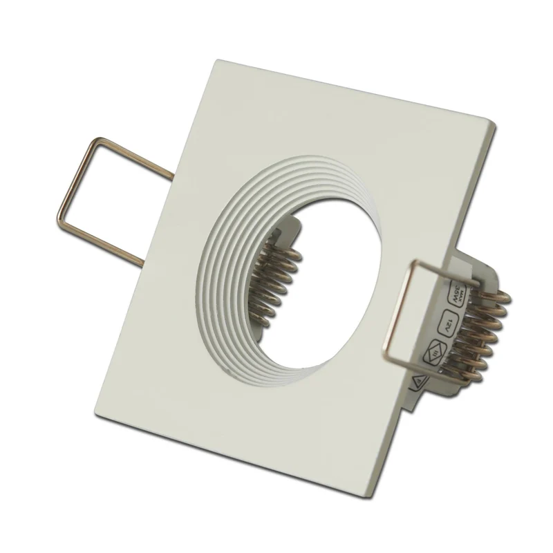 LED Einbaustrahler flach weiß eckig MR11 Einbau-Leuchte Deckenlampe 12V 55mm