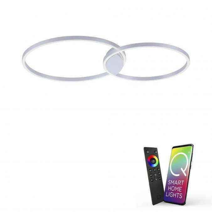 LED-Deckenleuchte Smart CCT-Farbtemperatursteuerung, 96,4x60cm
