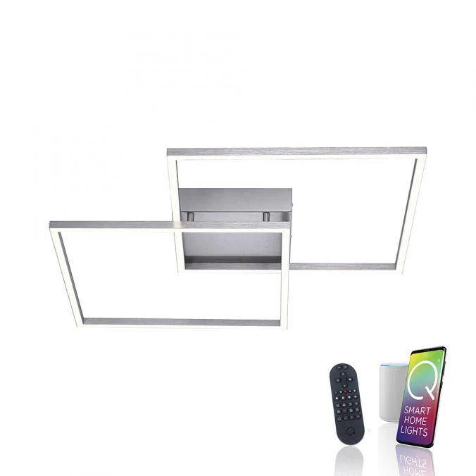 LED-Deckenleuchte Smart CCT-Farbtemperatursteuerung, 52,7x52,7cm