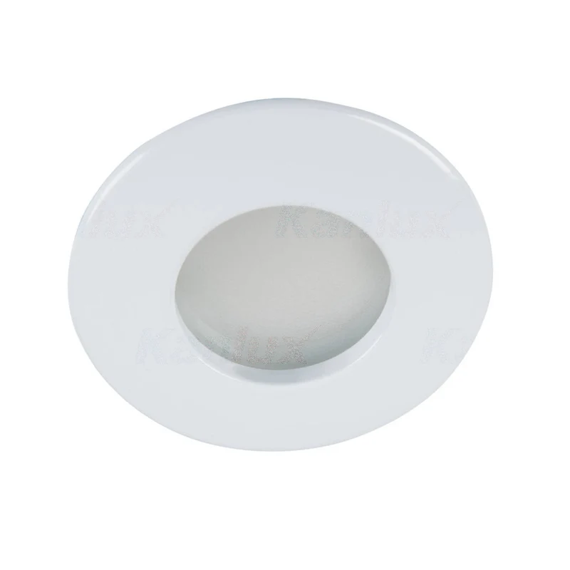 Einbaurahmen GU10 MR16 Bad Außen IP44 Feuchtraum Terasse Dusche Sauna 70-75mm