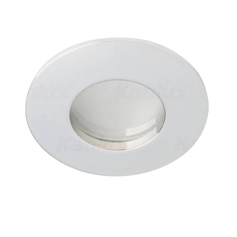 Einbaurahmen GU10 MR16 Bad Außen IP44 Feuchtraum Terasse Dusche Sauna 70-75mm
