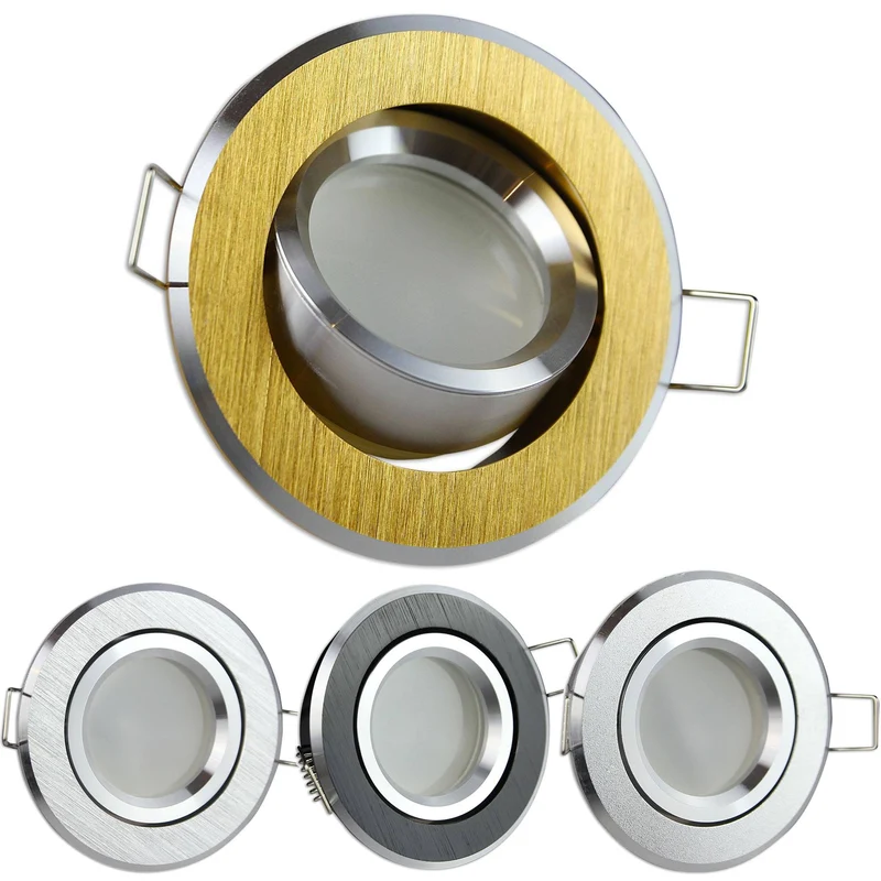 LED Einbaustrahler MR16 12 Volt 5-7W rund Spot 70-73mm Lampe Deckenstrahler