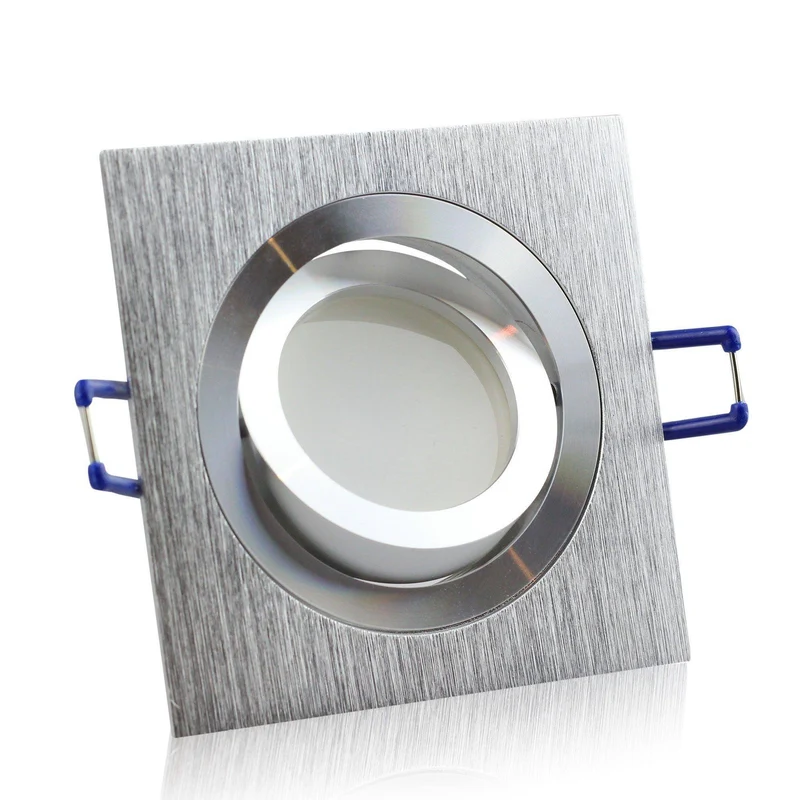 LED Einbaustrahler GU10 1-9 Watt rund eckig 230 Volt Spot Deckenstrahler 80mm
