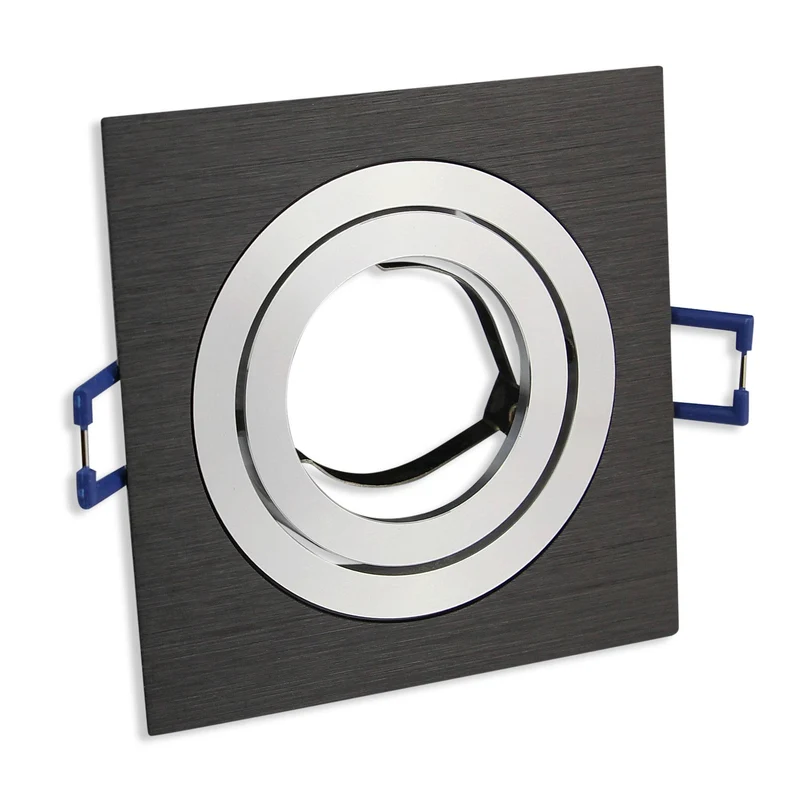 LED Einbaustrahler GU10 1-9 Watt rund eckig 230 Volt Spot Deckenstrahler 80mm
