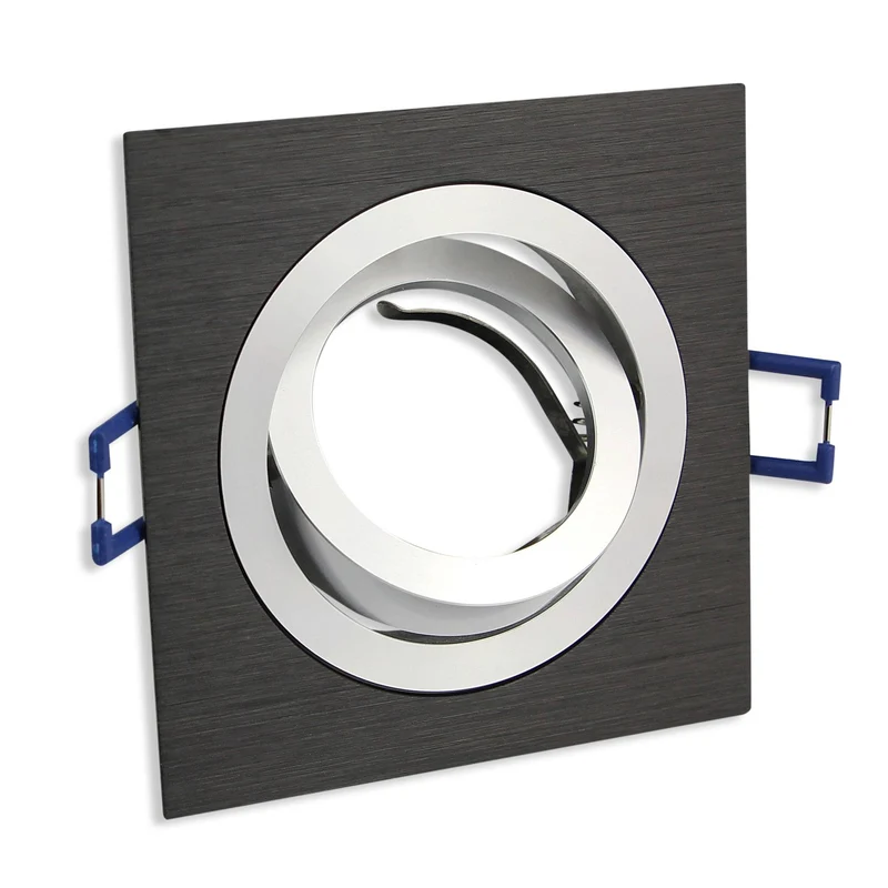 LED Einbaustrahler GU10 1-9 Watt rund eckig 230 Volt Spot Deckenstrahler 80mm