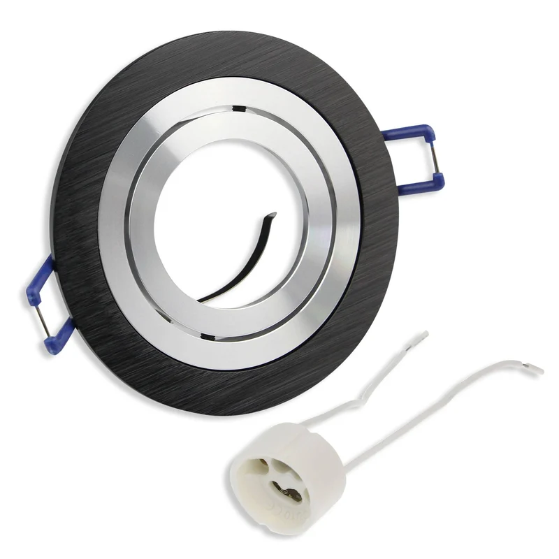 LED Einbaustrahler GU10 1-9 Watt rund eckig 230 Volt Spot Deckenstrahler 80mm