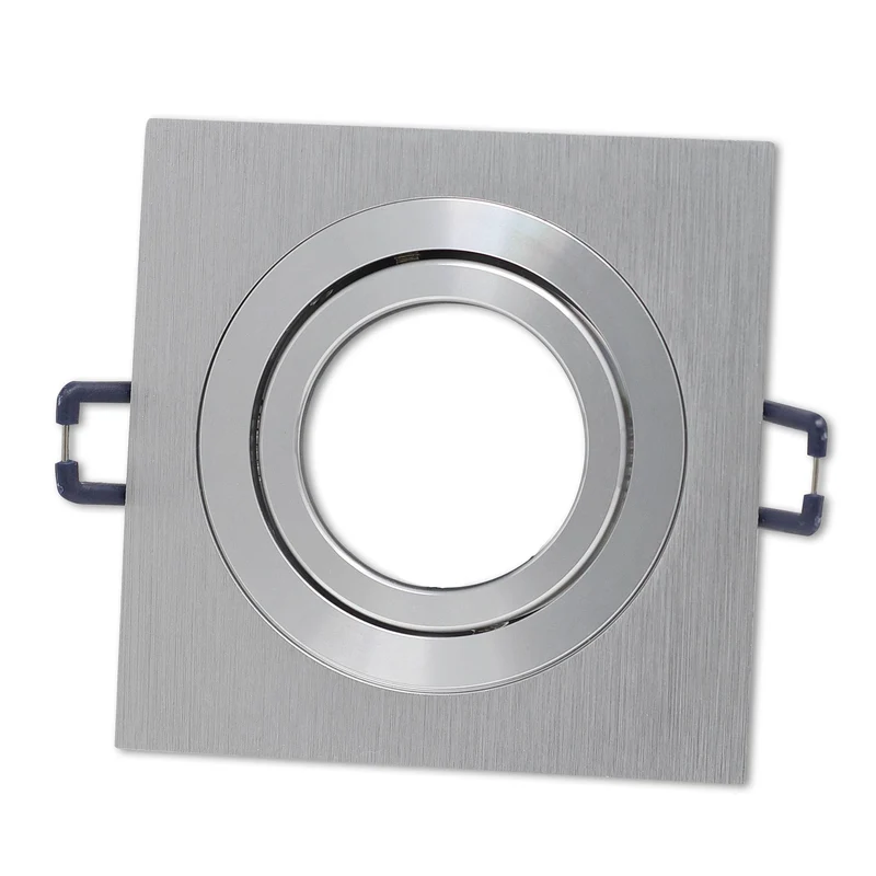 LED Einbaustrahler eckig schwenkbar 230V GU10 1-9W Spot Leuchte 75-85mm
