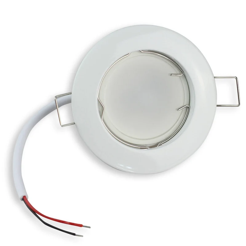 Einbaurahmen GU10 MR16 eckig rund Rahmen 60mm Einbauleuchte Spot LED Halogen