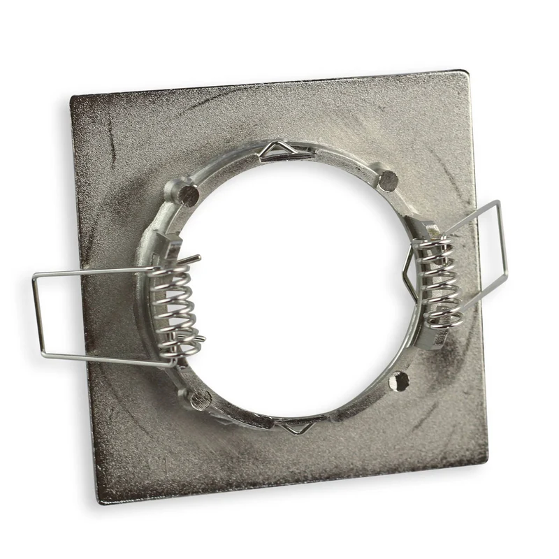 Einbaurahmen GU10 MR16 eckig rund Rahmen 60mm Einbauleuchte Spot LED Halogen