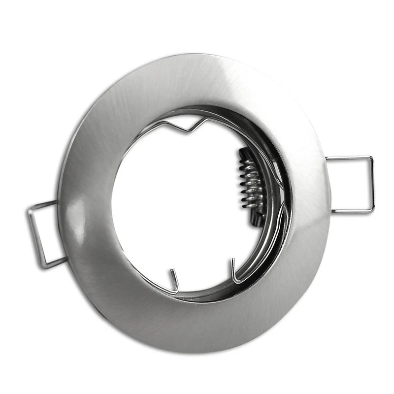 Einbaurahmen schwenkbar rund eckig Rahmen Einbaustrahler 60mm Spot GU10 MR16 LED