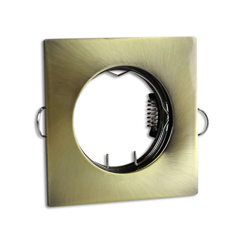 Einbaurahmen schwenkbar rund eckig Rahmen Einbaustrahler 60mm Spot GU10 MR16 LED