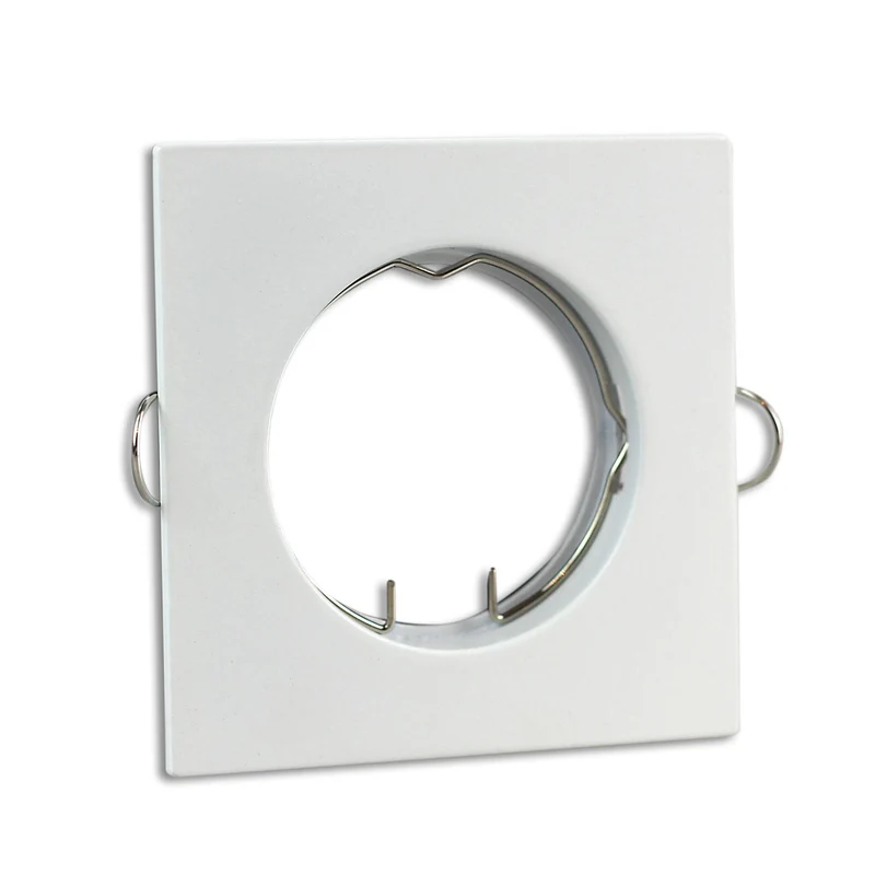 Einbaurahmen schwenkbar rund eckig Rahmen Einbaustrahler 60mm Spot GU10 MR16 LED