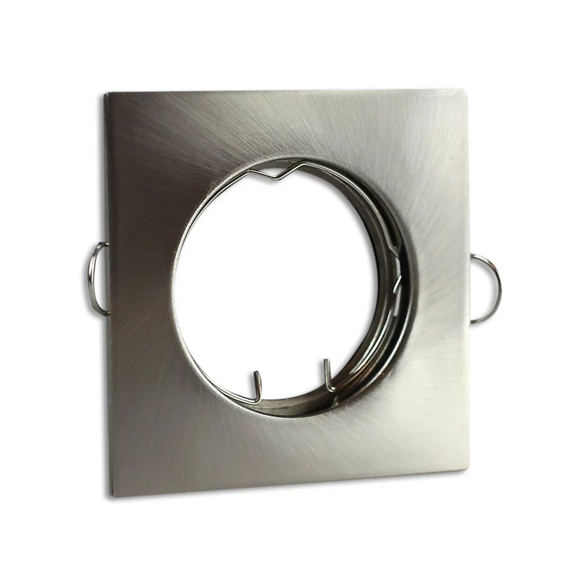 Einbaurahmen schwenkbar rund eckig Rahmen Einbaustrahler 60mm Spot GU10 MR16 LED
